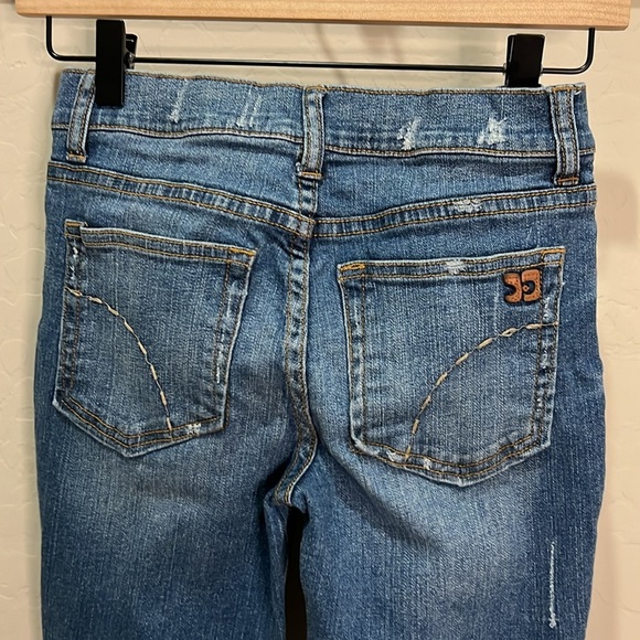 Joes Jeans Girls Liam Slight Distressed Straight Leg Vintage Y2K Blue - Picture 4 of 14